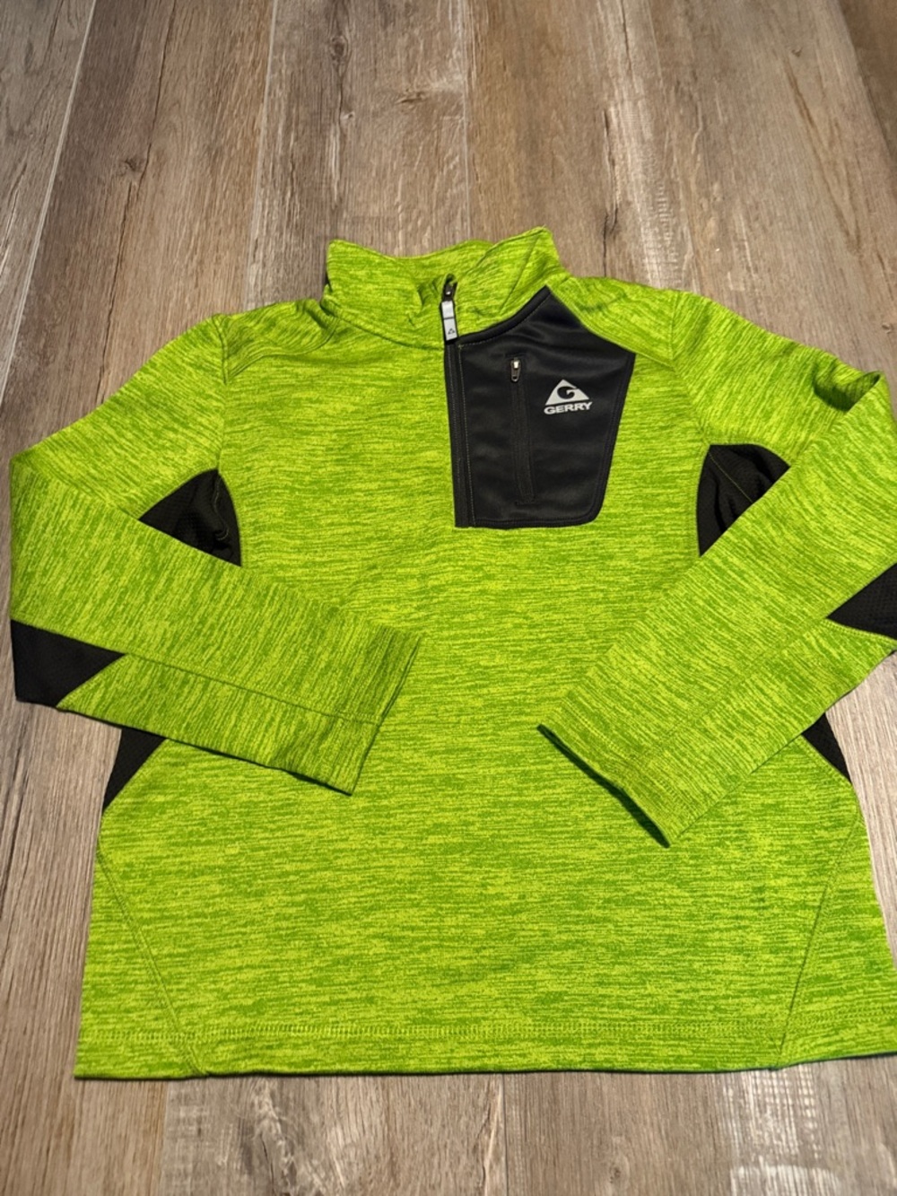 Gerry Neon Green and Black Long Sleeve Pullover
